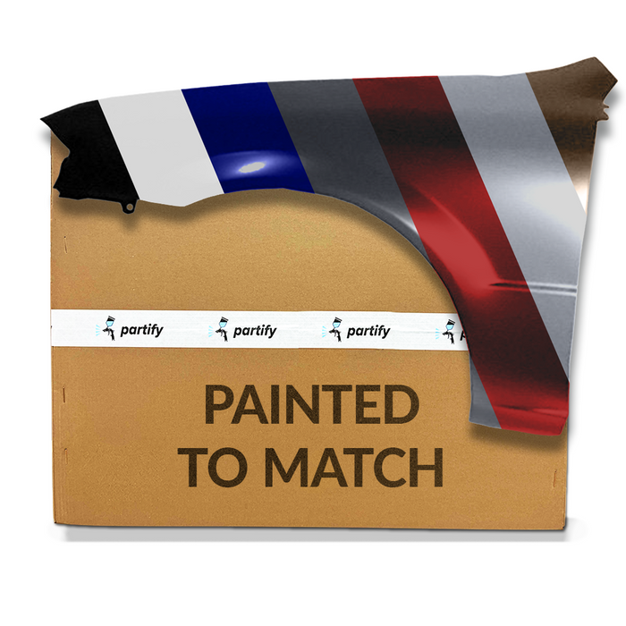 Mazda Protege CAPA Certified Driver Side Fender Without Side Light Hole - MA1240136C