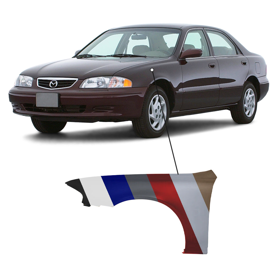 1998-2002 Mazda 626 Driver Side Fender - MA1240137 — Partify