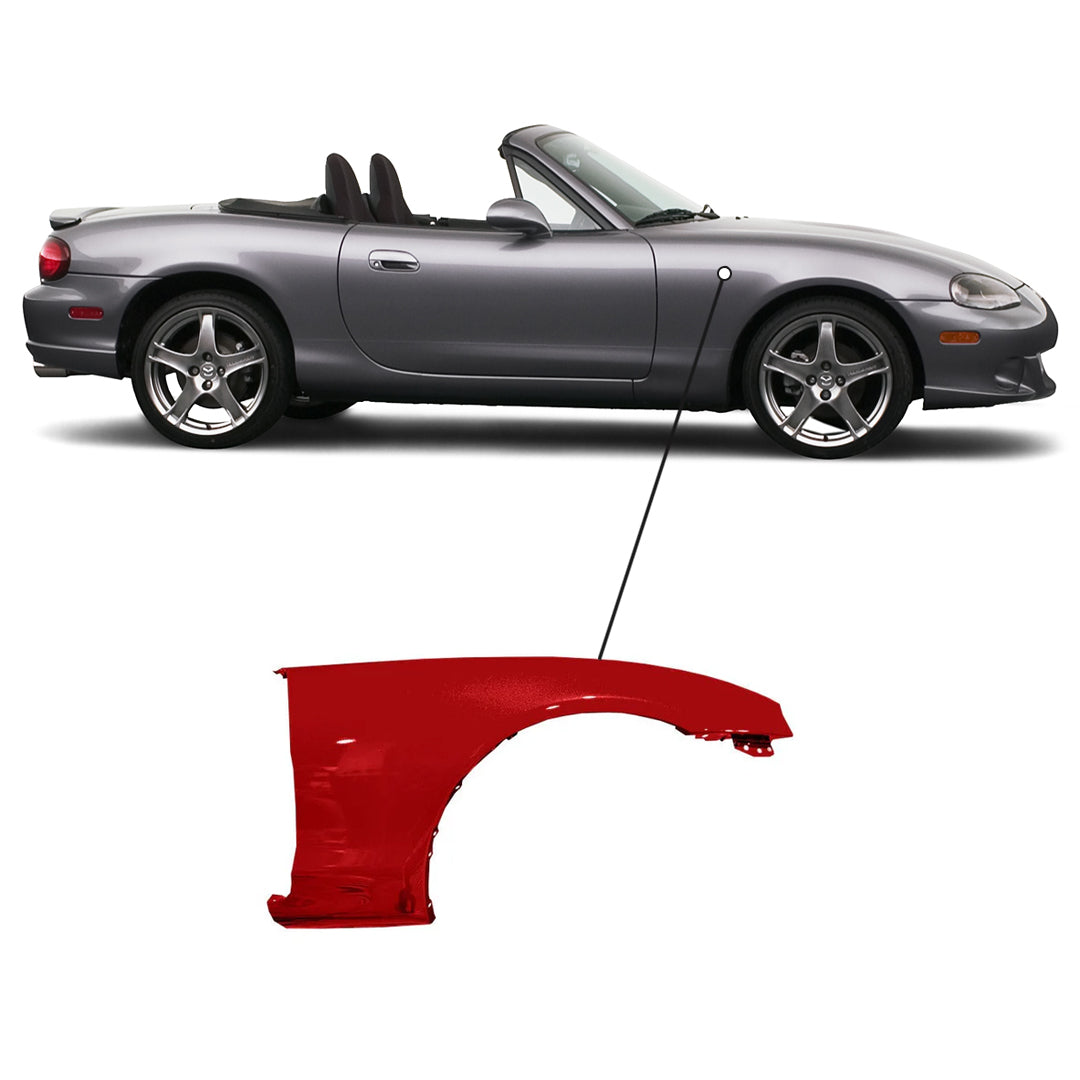 1999-2005 Mazda MX5 Passenger Side Fender - MA1241138 — Partify