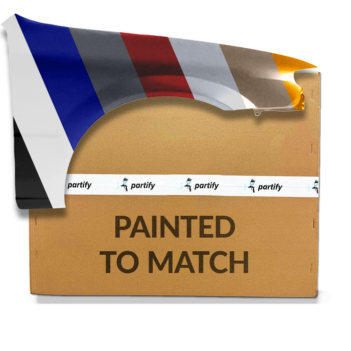 Guardabarros del lado del pasajero con certificación CAPA para Mazda Protege, sin orificio lateral - MA1241143C