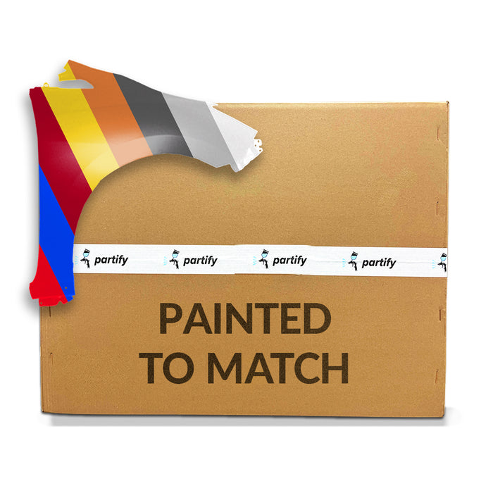 Mazda 3 Front CAPA Certified Passenger Side Fender W/O Stone Guard W/O Side Signal Lamps W/Molding Hole - MA1241169C