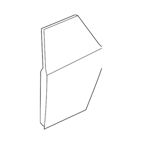Carcasa de la puerta trasera del lado del conductor image
