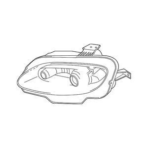 Driver Side Headlight Assembly image