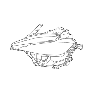 Driver Side Headlight Lens Housing image