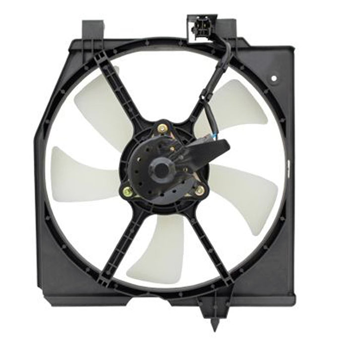 Mazda Protege A/C Condenser Fan Assembly Includes Motor/Blade/Shroud Usa W/Air Cond Right Side 1.5L L4 - MA3113105