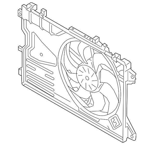 Mazda 3/CX-30 Engine Cooling Fan Assembly 4 Cyl 2.0L - MA3115179