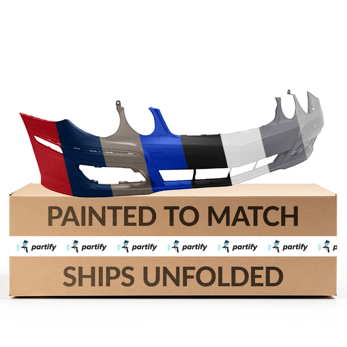 Mercedes E320 CAPA Certified Front Bumper Without Sensor Holes/ Headlight Washer Holes Without Sport - MB1000271C