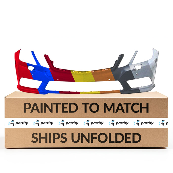 Mercedes E350 CAPA Certified Front Bumper With Sensor Holes/Headlight Washer Holes Sedan - MB1000301C