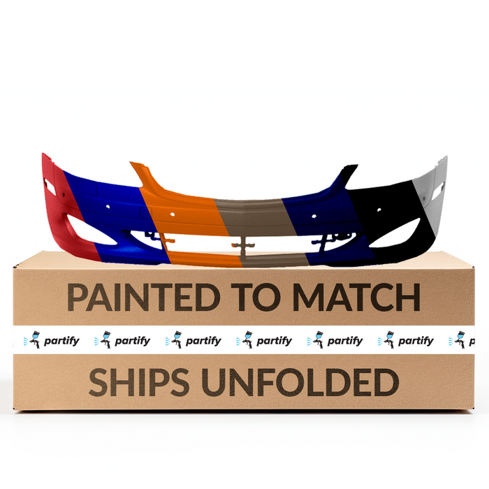 Mercedes C63 AMG CAPA Certified Front Bumper Without Sensor Holes With Headlight Washer Holes - MB1000346C