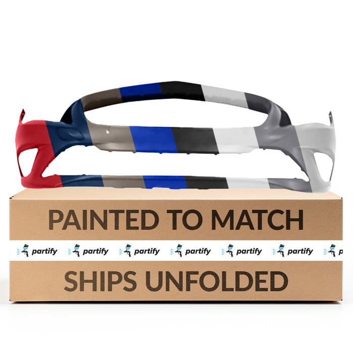 Mercedes-Benz CLA CAPA Certified Front Bumper Without AMG Package & Without Sensor Holes & Without Headlight Washer Holes - MB1000440C