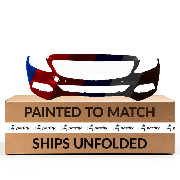 Mercedes C300 CAPA Certified Front Bumper W/O AMG & With Sensor Holes - MB1000468C