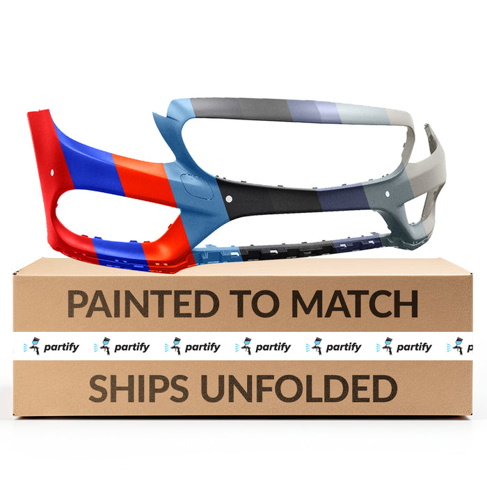 Mercedes C300 Front Bumper With Sensor Holes - MB1000491