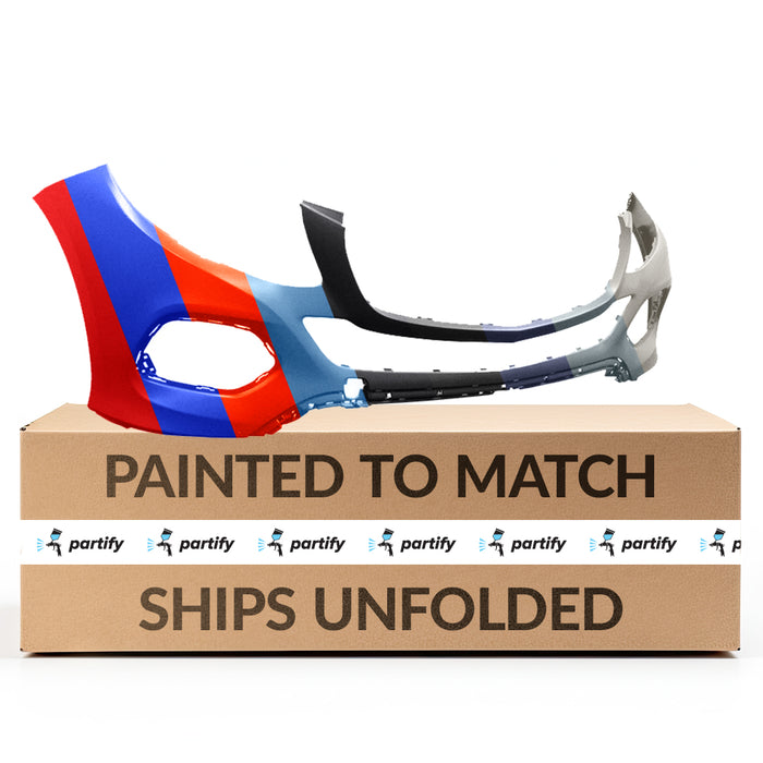 Mercedes GLE300D CAPA Certified Front Bumper Without Sensor Holes - MB1000495C