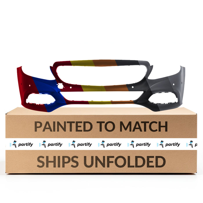 Mercedes C300 Front Bumper With Sensor Holes - MB1000511