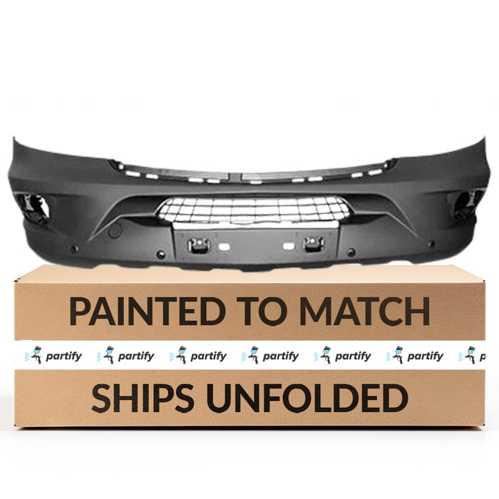 Mercedes-Benz Sprinter 2500/3500 CAPA Certified Front Bumper Ncv3 W/O Partronic W/O Collision Warning W/O H/L/W W/Fog Textured - MB1000557C