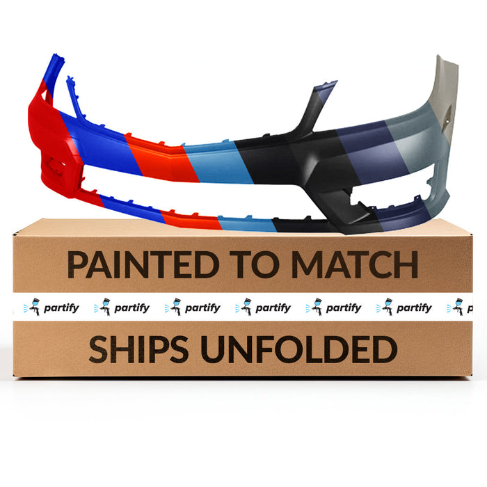 Mercedes C250 OEM Front Bumper Without Headlight Washer Holes - 2048802749649990