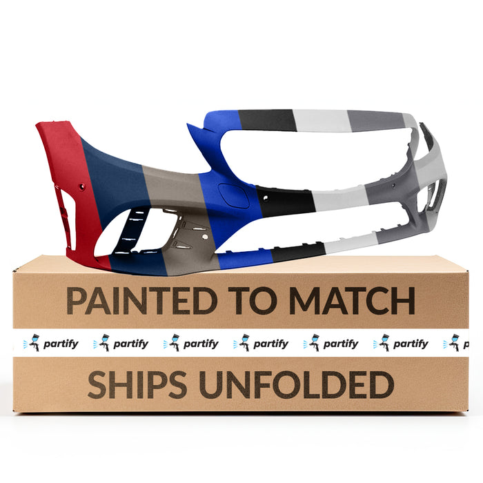 Mercedes C43 AMG Front Bumper With Park Assist Sensor Holes & Without Camera - MB1000577