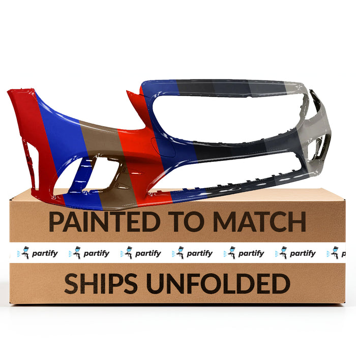 Mercedes C43 AMG Front Bumper Without Park Assist Sensor Holes & With Camera - MB1000578