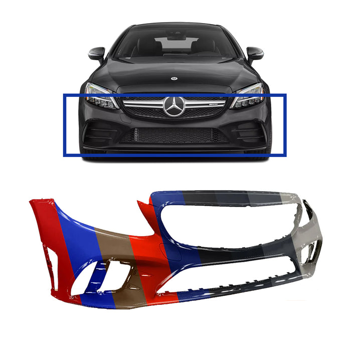 Mercedes C43 AMG CAPA Certified Front Bumper - MB1000578C