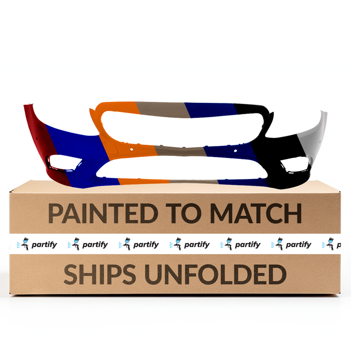 Mercedes-Benz C300 Sedan/Coupe/Convertible CAPA Certified Front Bumper With Tow Hook Cover Hole & With Sensor Holes & With Camera Hole & Without AMG - MB1000596C