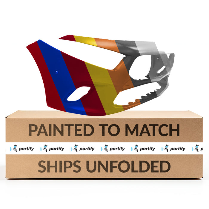 Mercedes-Benz A Class Front Bumper With Tow Hook Cover Hole & With Camera Hole & With 2 Sensor Holes & Without AMG - MB1000598