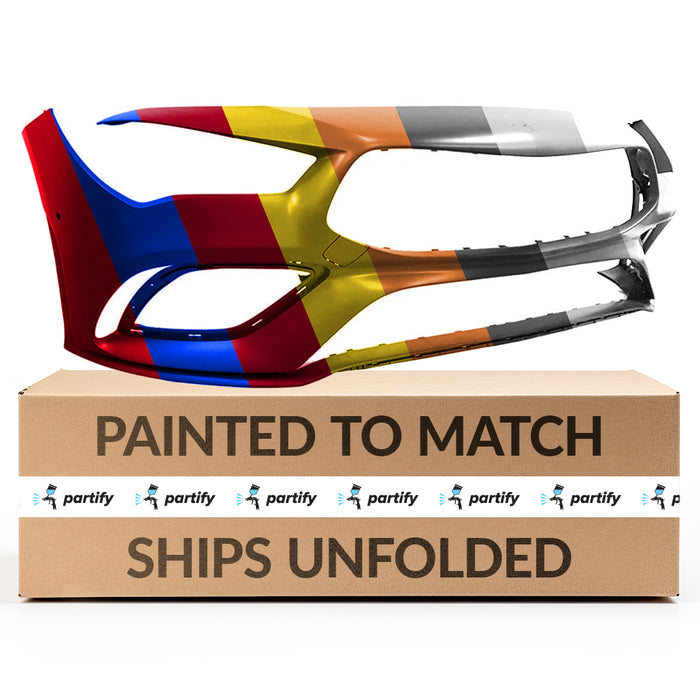 Mercedes CLA250/35 AMG Front Bumper With Town Hook Cover & Parking Sensor Holes - MB1000627