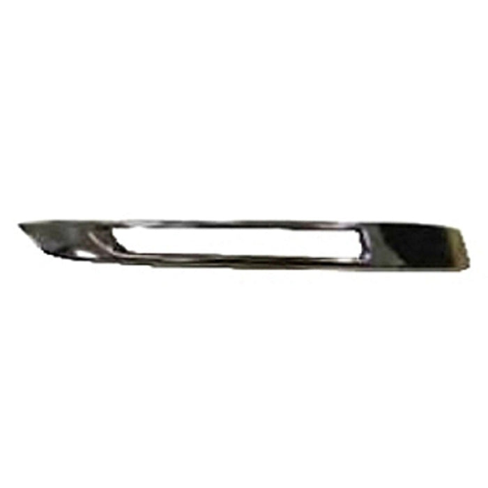 Mercedes-Benz GLK250/GLK350 Front Driver Side Bumper Insert X204 W/O Amg Styling Pkg Fog Lamp Bezel Chrome - MB1038175
