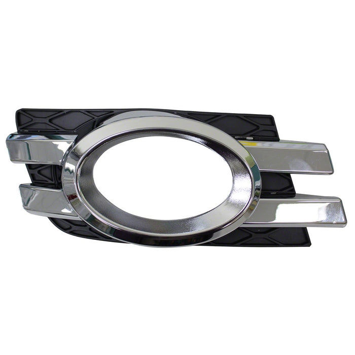 Mercedes-Benz GL320/GL350/GL450/GL550 Front Passenger Side Bumper Insert X164 Fog Lamp Bezel W/Curve Lighting Chrome/ - MB1039122