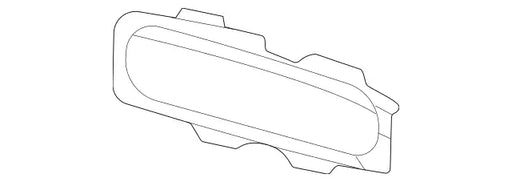 Mercedes-Benz GLE350/GLE450/GLE53 AMG/GLE580 SUV/Grille Air Duct Bumper Insert Without Tow Package - MB1039258