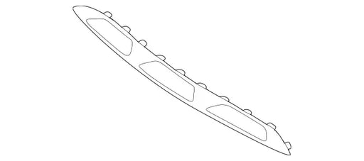 Mercedes-Benz GLE350/GLE450/GLE53 AMG/GLE580 Lower Grille Trim Front Bumper Molding With AMG Package - MB1044187