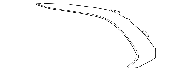Mercedes-Benz E350/E450 Outer Grille Trim Front Bumper Molding - MB1046217