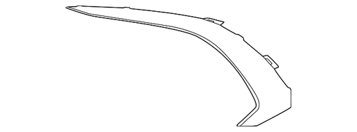 Mercedes-Benz E350/E450 Outer Grille Trim Front Bumper Molding - MB1046217