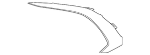 Front Passenger Side Bumper Molding image