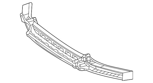 Mercedes-Benz GLE350/GLE450 SUV/GLE450e Bumper Impact Absorber Without AMG Package - MB1070139