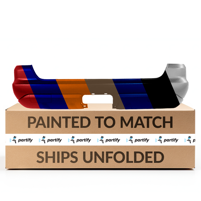 Mercedes Ml320/Ml350/Ml500 OEM Rear Bumper Without Park Assist Sensor Holes - 1638807071