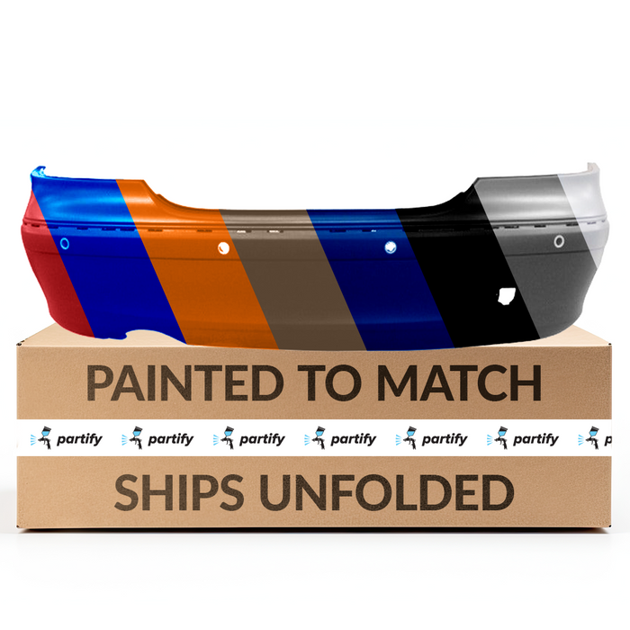 Parachoques trasero OEM Mercedes CLK320 con orificios para sensores - 2098852925