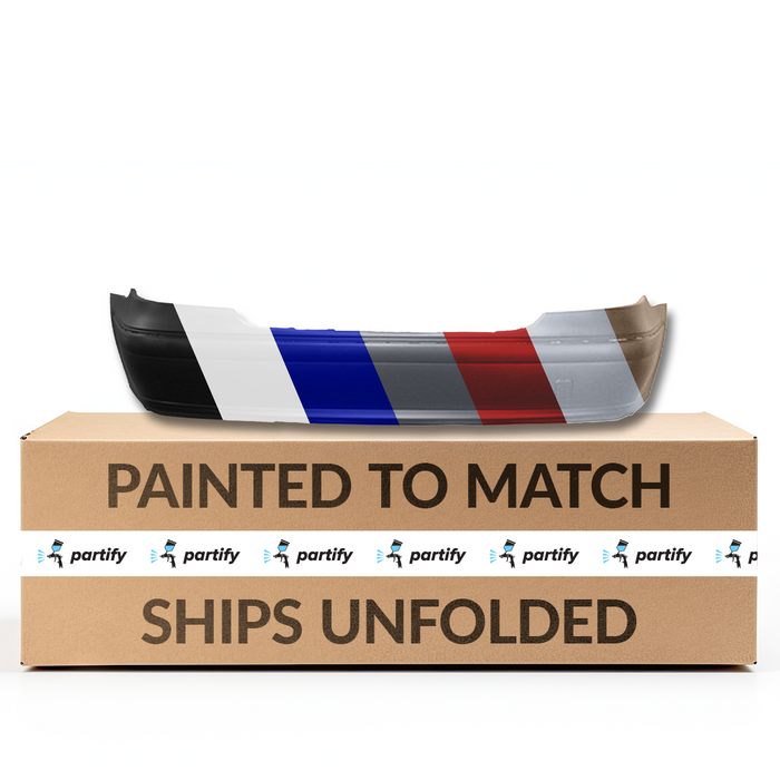 Mercedes E320 CAPA Certified Rear Bumper Without Sensor Holes Sedan Without Sport - MB1100245C