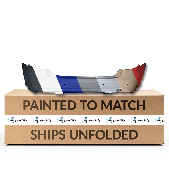 Mercedes E350 CAPA Certified Rear Bumper With Sensor Holes Sedan - MB1100266C