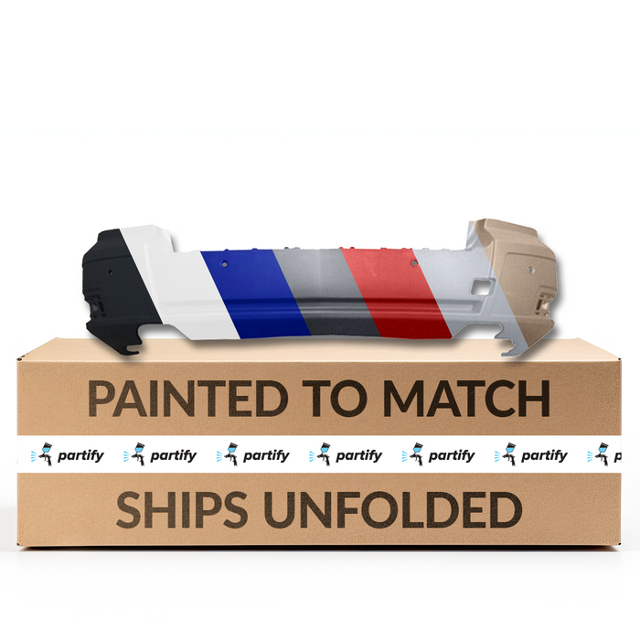 Parachoques trasero original Mercedes GLK 350 con orificios para sensores - 2048804940