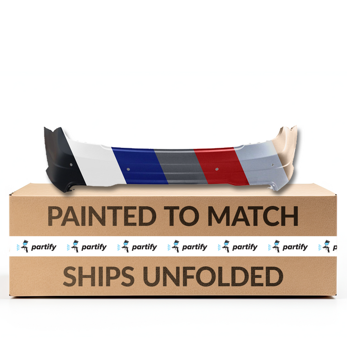 Parachoques trasero con orificios para sensores para Mercedes C250 Coupé - MB1100288