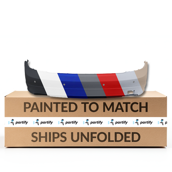 Mercedes C230 Rear Bumper With Sensor Holes - MB1100302