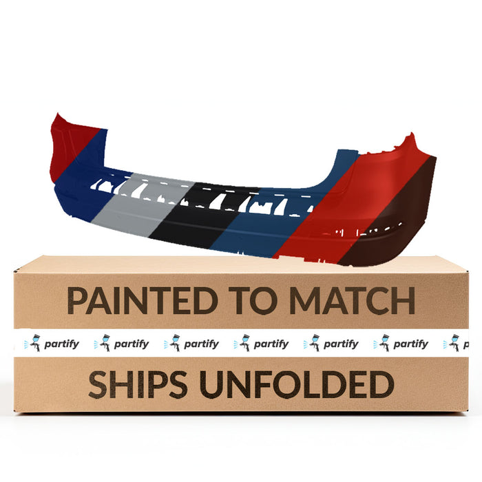 Parachoques trasero original Mercedes GL350 con orificios para sensores - 1668852325649999