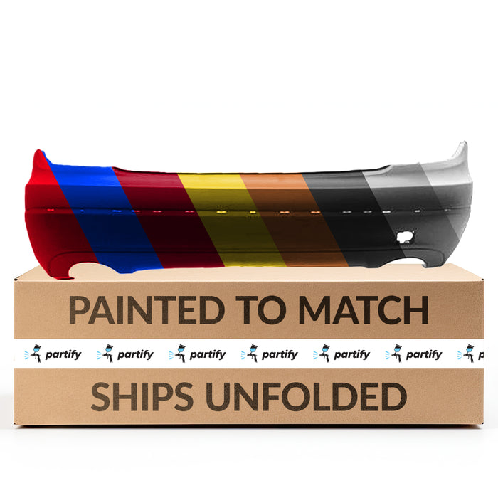 Mercedes-Benz C250/C300/C350 Rear Bumper W204 Dual Exh W/O Sport Pkg W/O Parktronic AWD Coupe/Sedan - MB1100359