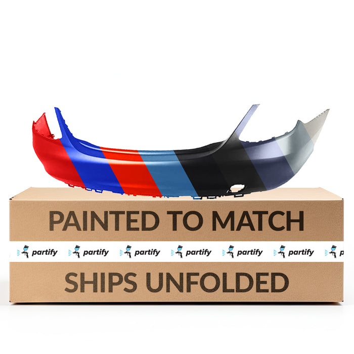 Mercedes C300 CAPA Certified Rear Bumper Without Sensor Holes Sedan Without Sport - MB1100375C