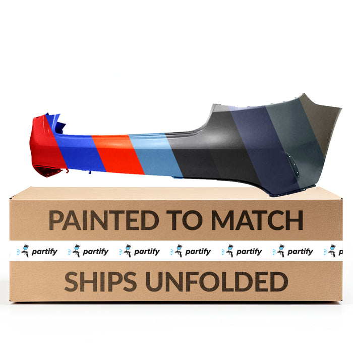 Mercedes GLE350D CAPA Certified Rear Bumper Without Sensor Holes Coupe - MB1100381C