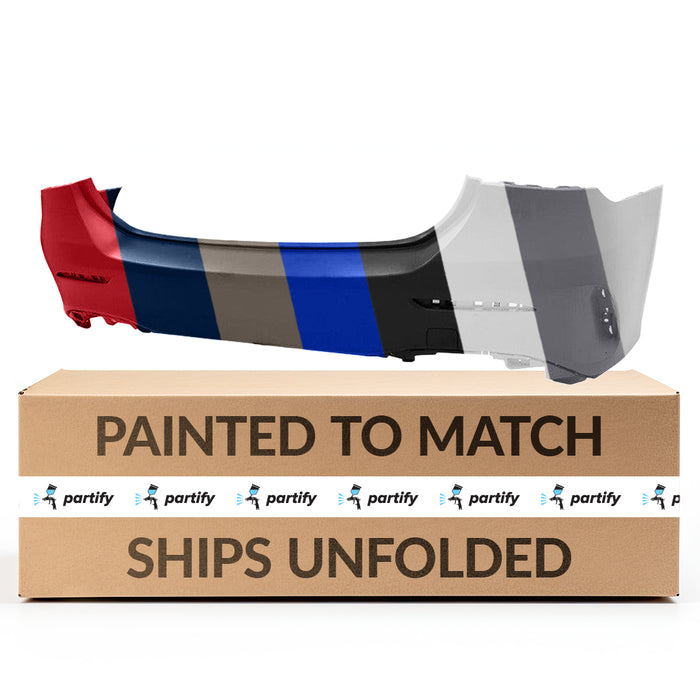 Mercedes A35 AMG CAPA Certified Rear Bumper Without Sensor Holes Sedan - MB1100444C