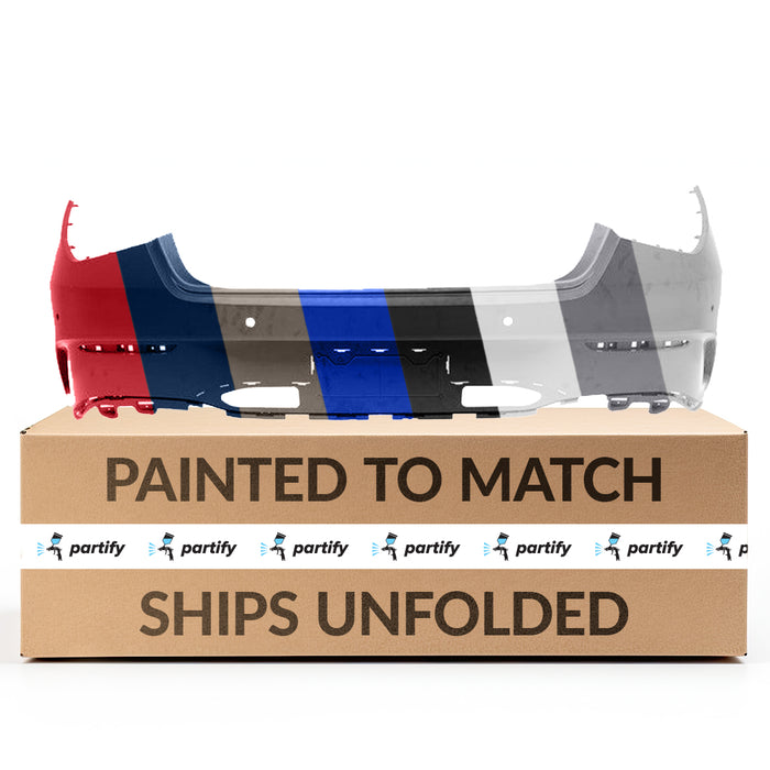 Mercedes CLA250 CAPA Certified Rear Bumper With Sensor Holes - MB1100453C