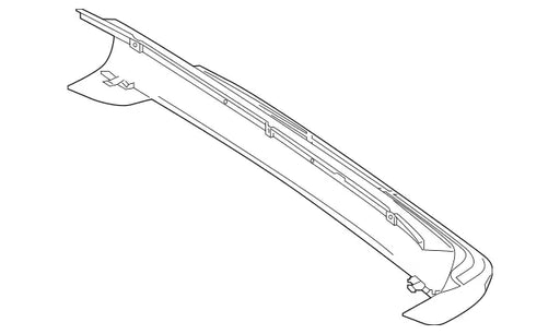 Mercedes-Benz Sprinter 1500/Sprinter 2500/Sprinter 3500/Sprinter 3500XD Rear Bumper With Trailer Hitch - MB1100481