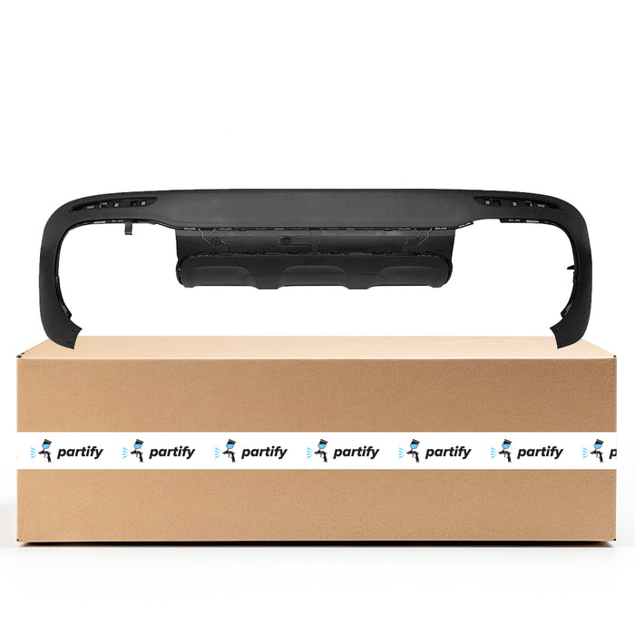 Mercedes GLB250 CAPA Certified Rear Lower Bumper Without Sensor Holes - MB1115129C