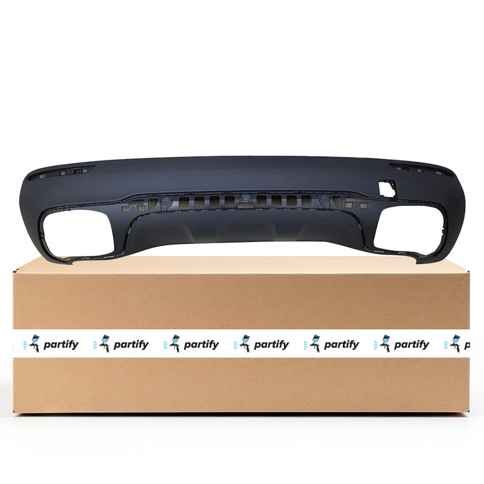 Mercedes GLA250 CAPA Certified Rear Lower Bumper Without Sensor Holes - MB1115134C